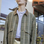 Checked jacket CARDO