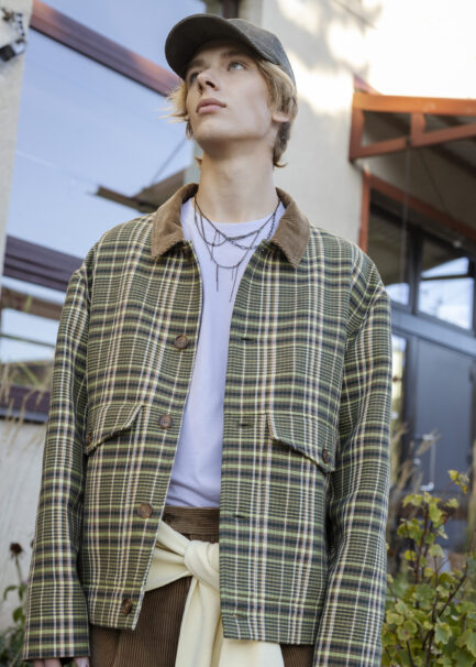 Checked jacket CARDO